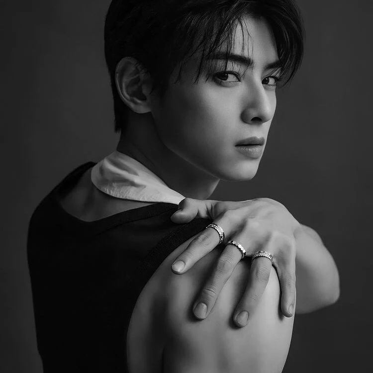 Recent activity shot of Eunwoo (ASTRO)