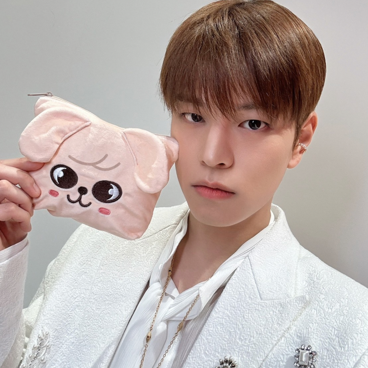 Recent activity shot of Seungmin (Stray Kids)