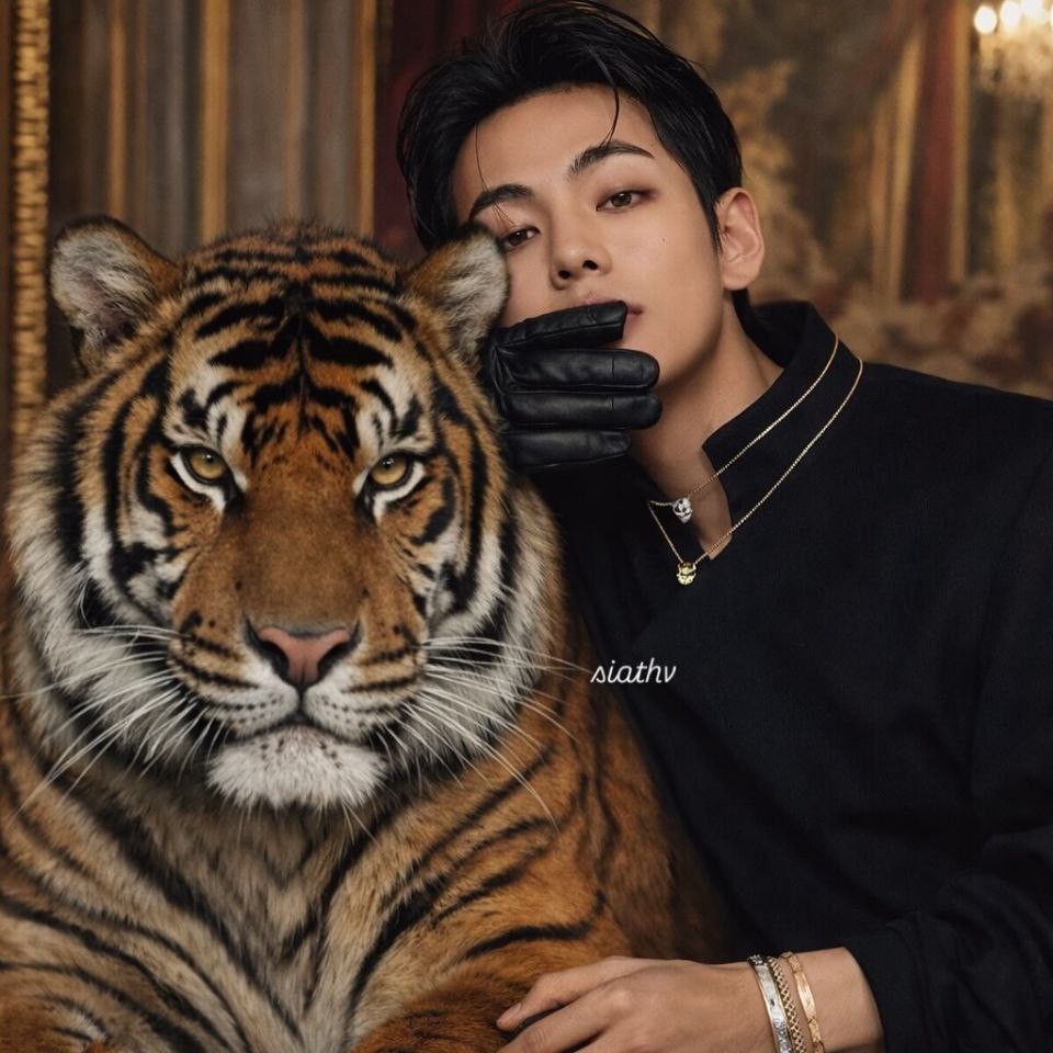 A moment captured by V (BTS)'s fan