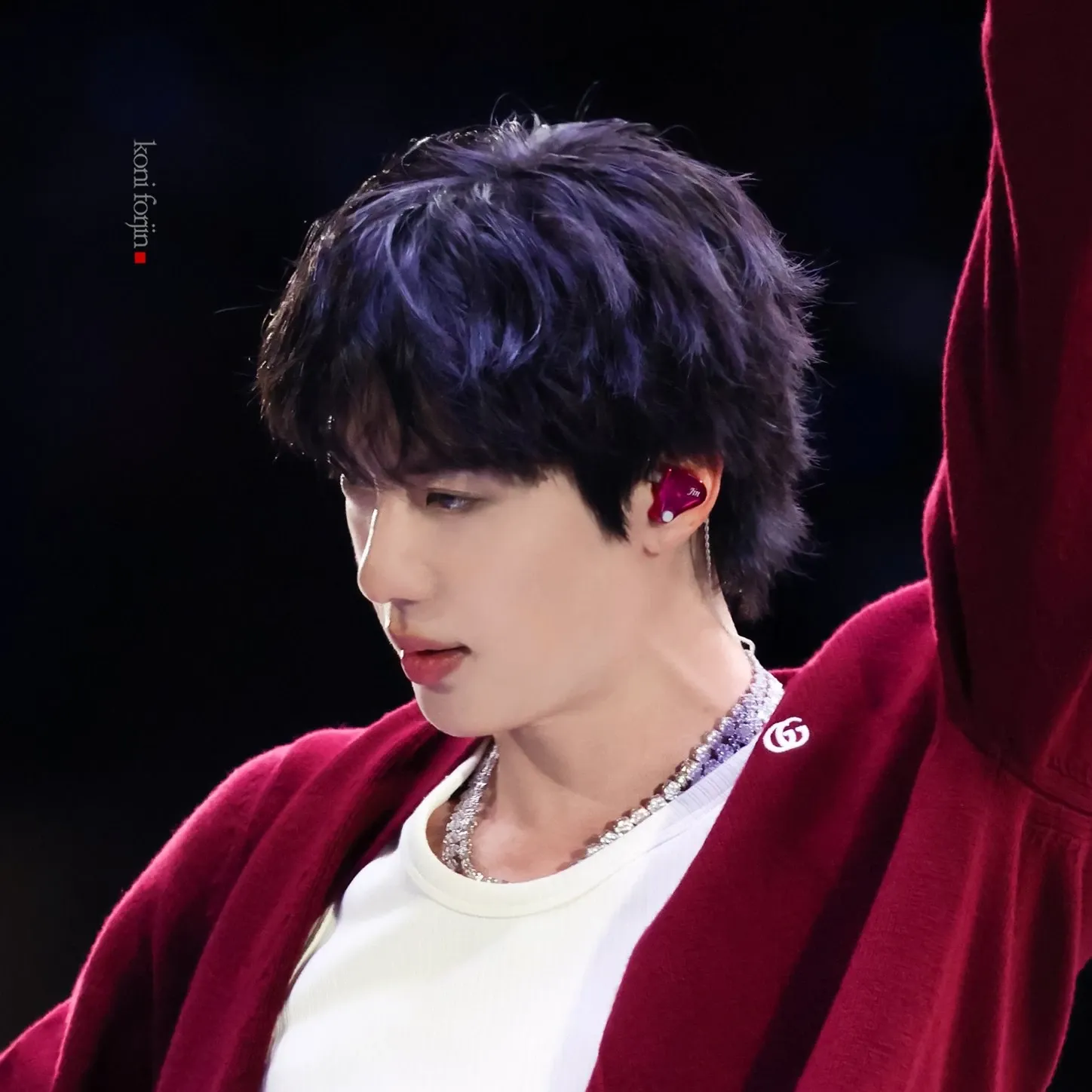 A moment captured by Jin (BTS)'s fan