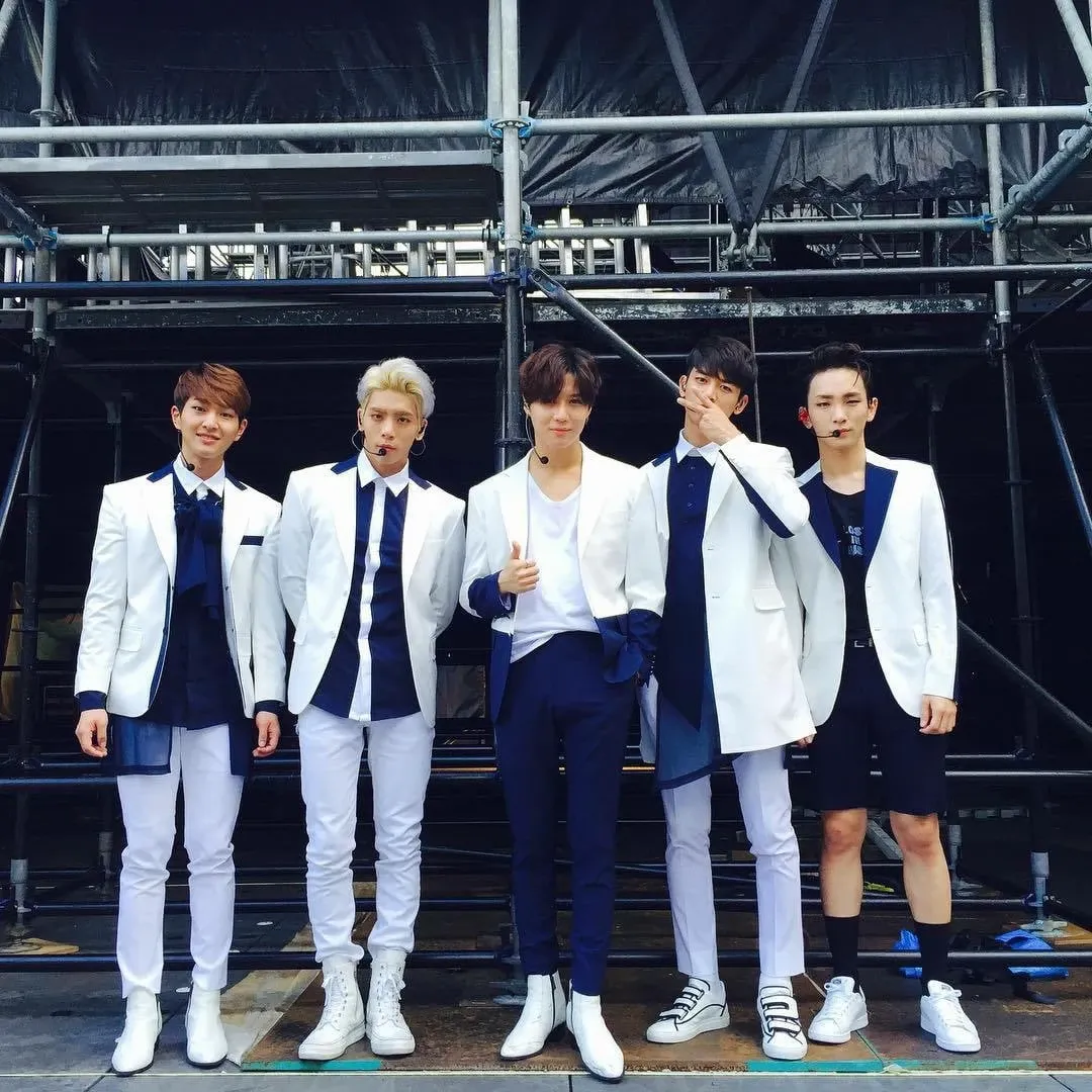 Recent activity shot of SHINee