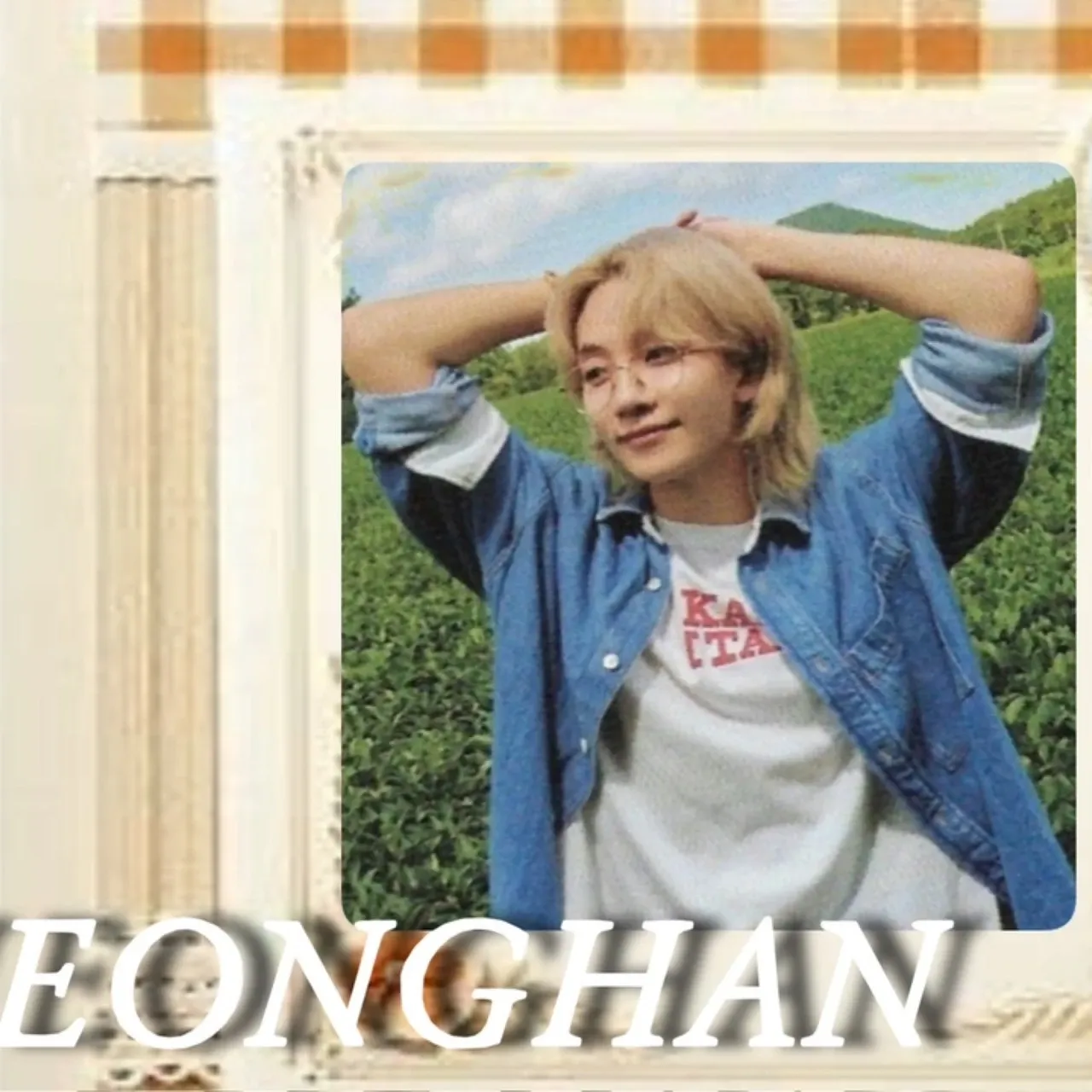 A moment captured by Jeonghan (SEVENTEEN)'s fan