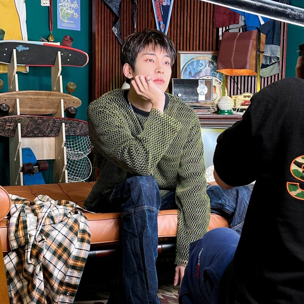 Recent activity shot of Wonwoo (SEVENTEEN)