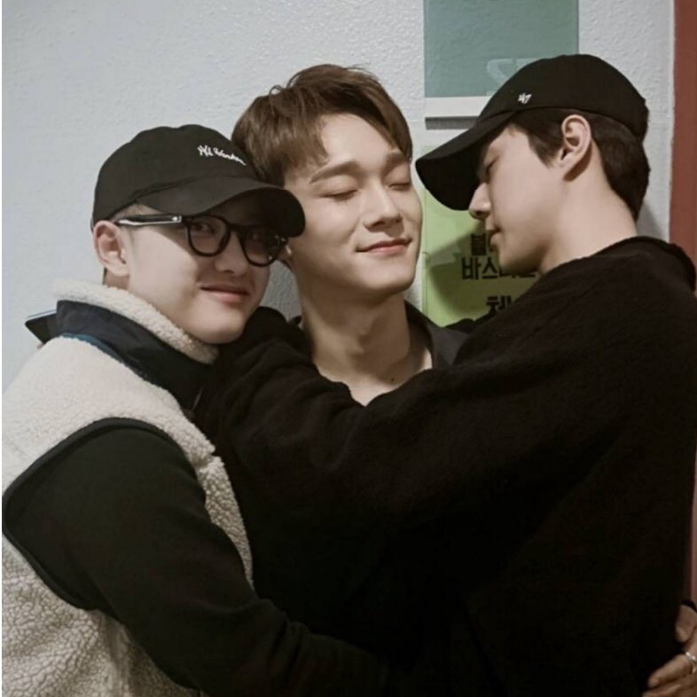 Recent activity shot of Chen (EXO)
