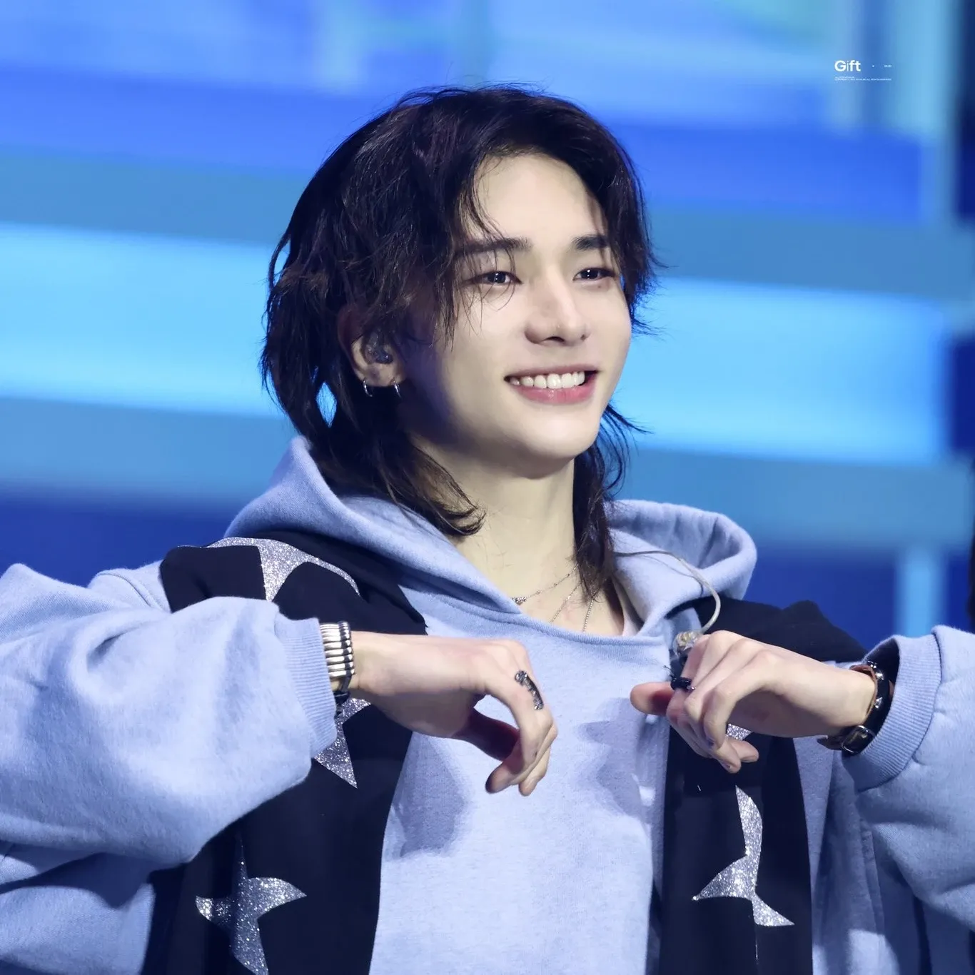 Recent activity shot of Hyunjin (Stray Kids)