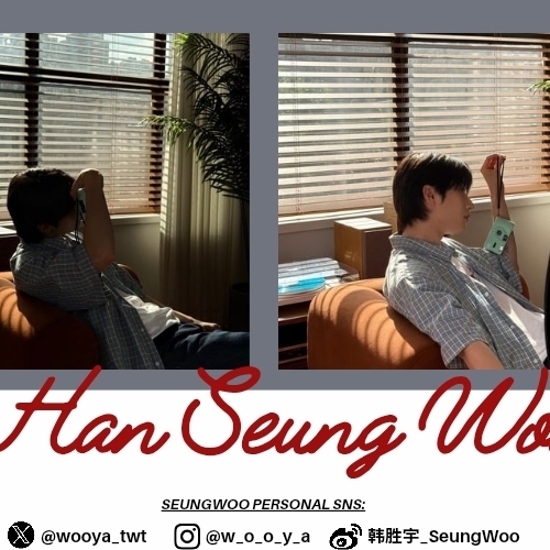 Behind-the-scenes cut of Han Seungwoo