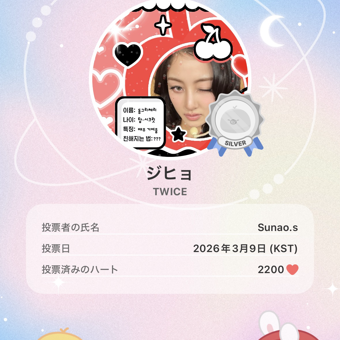 A moment captured by Jihyo (TWICE)'s fan