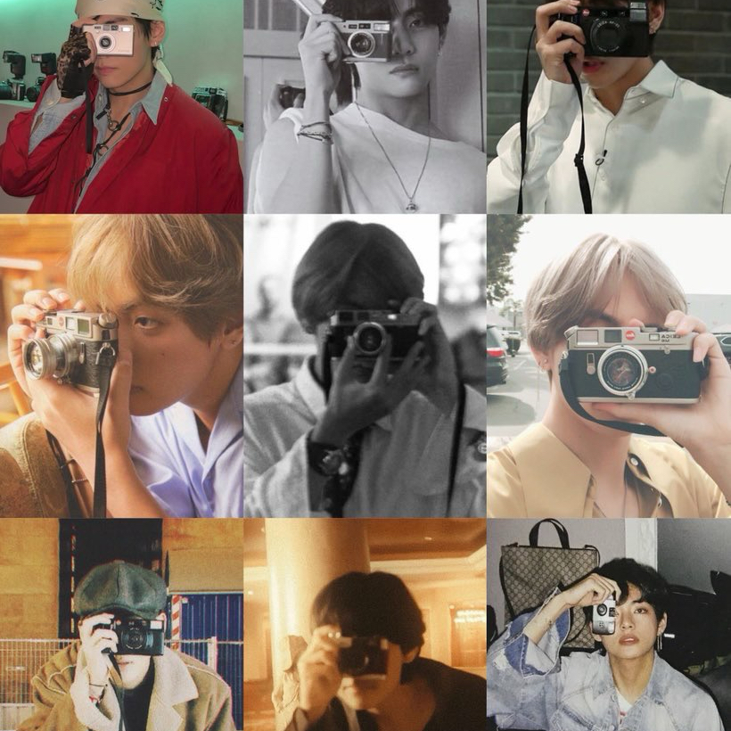 Momen yang diabadikan oleh penggemar V (BTS)