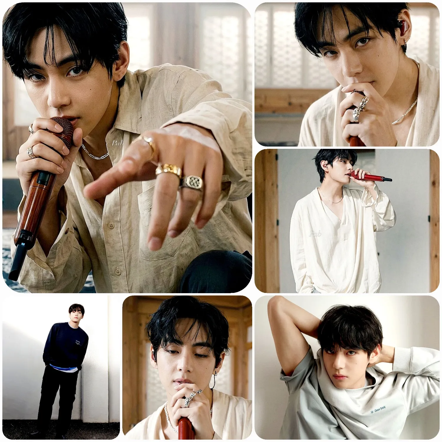 뷔 (방탄소년단)의 비하인드 컷