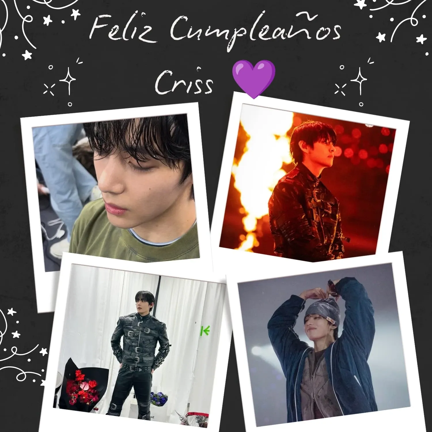 A moment captured by V (BTS)'s fan