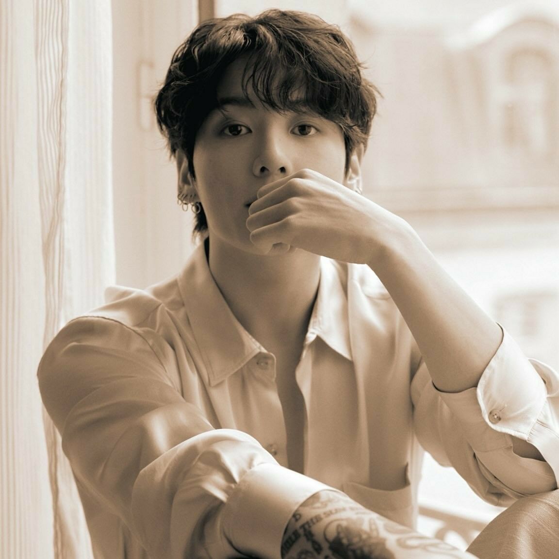 Recent activity shot of Jungkook (BTS)