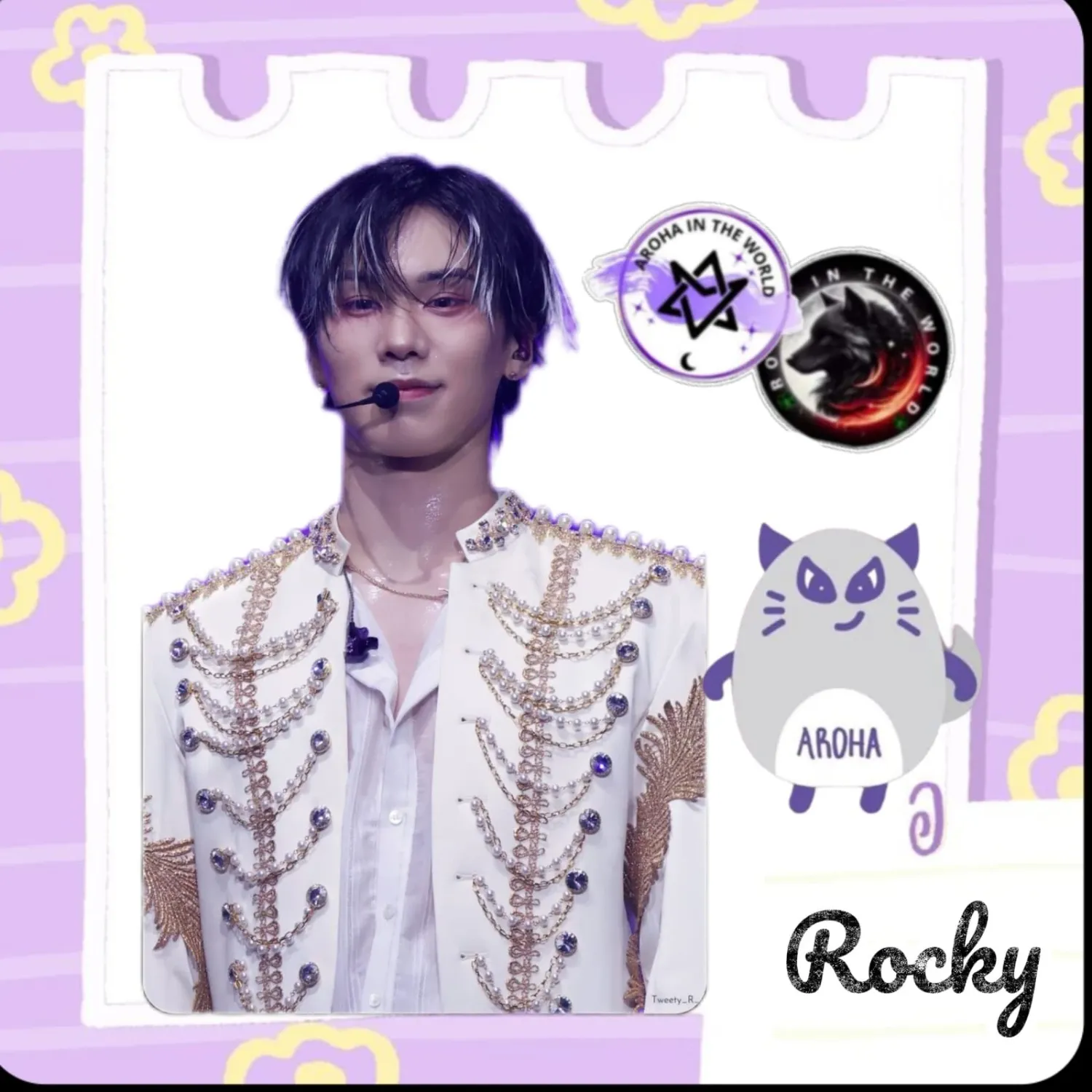 A moment captured by Rocky's fan