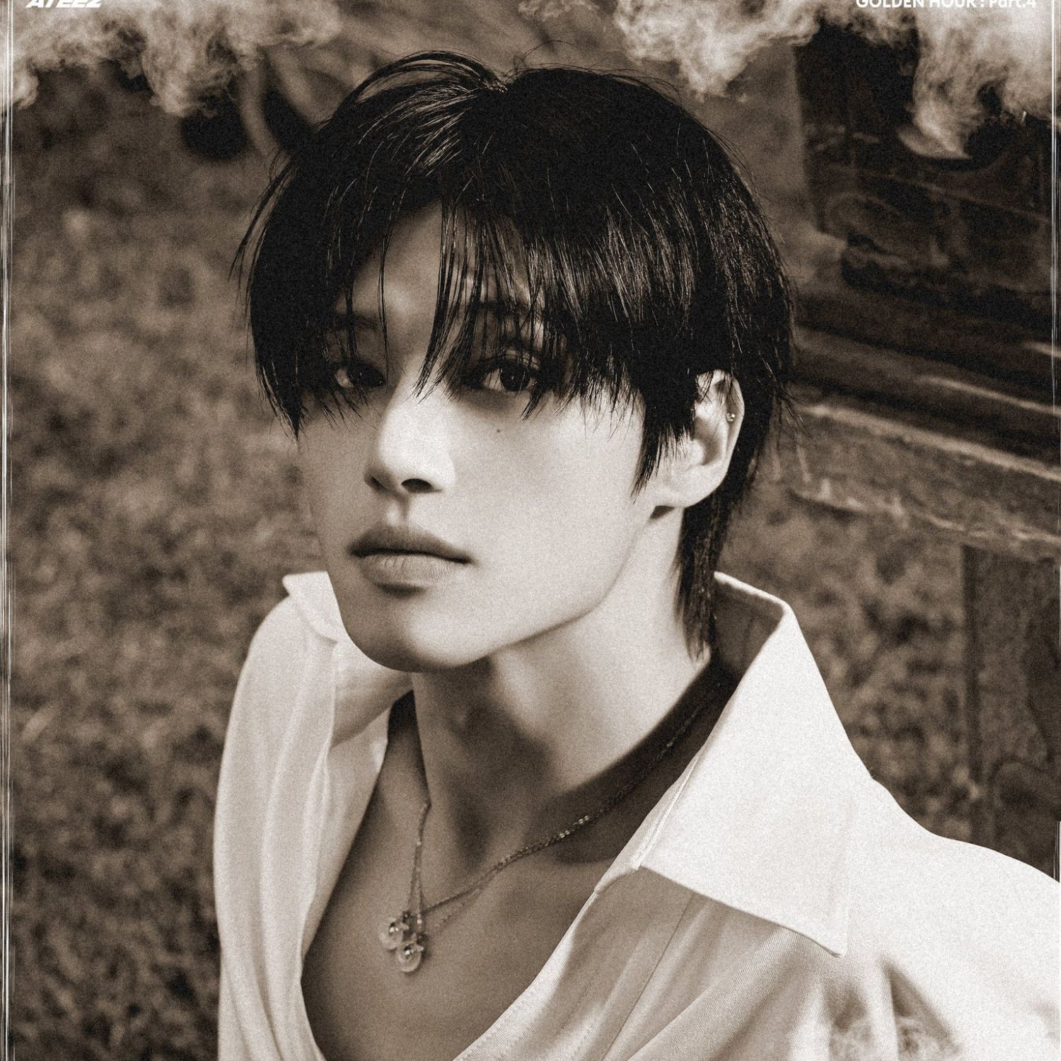 Recent activity shot of Wooyoung (ATEEZ)