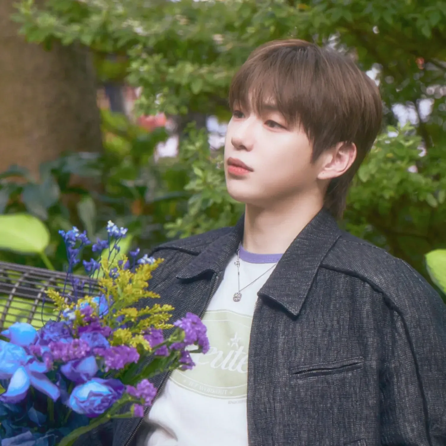 A moment captured by Kang Daniel's fan