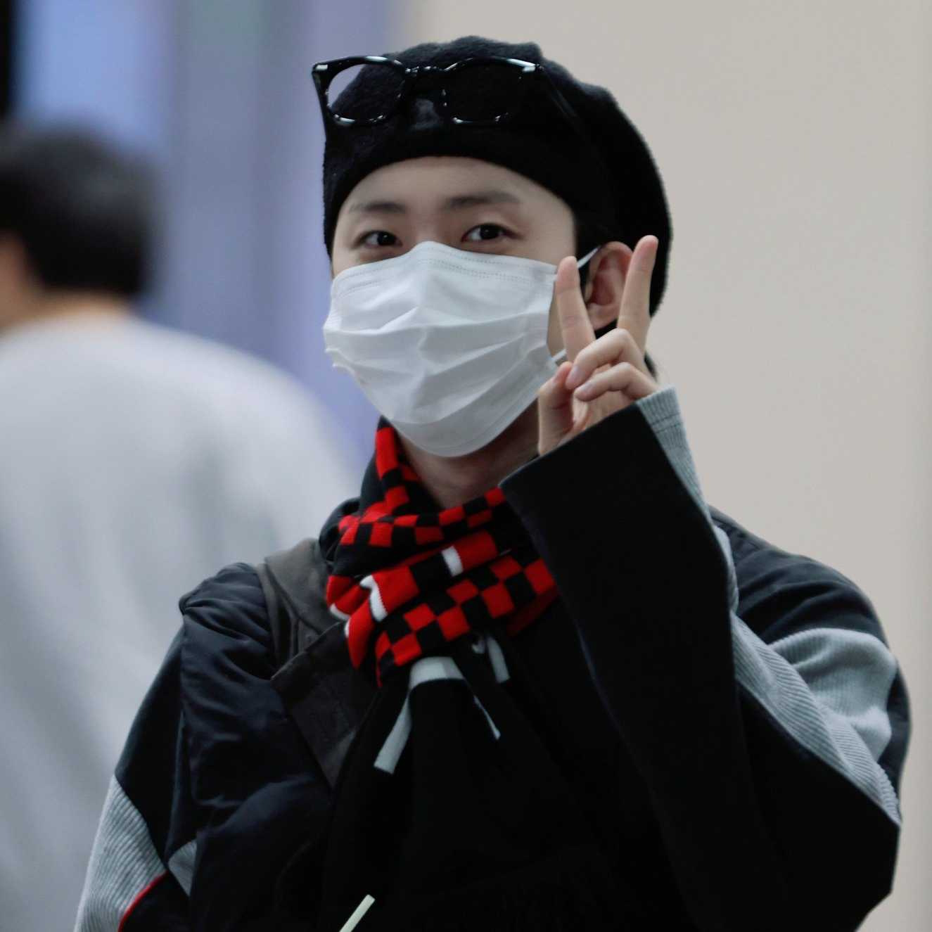 A moment captured by Hui (PENTAGON)'s fan