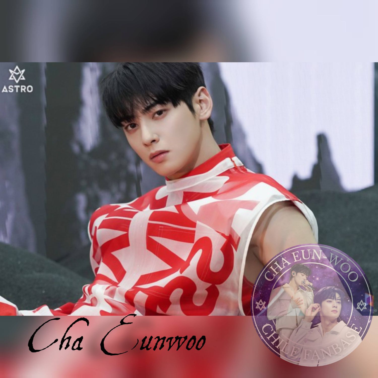 Recent activity shot of Eunwoo (ASTRO)