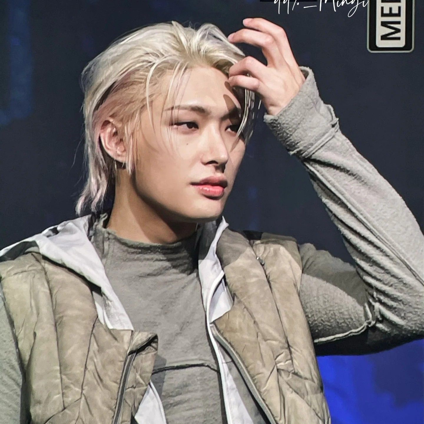 Recent activity shot of Mingi (ATEEZ)