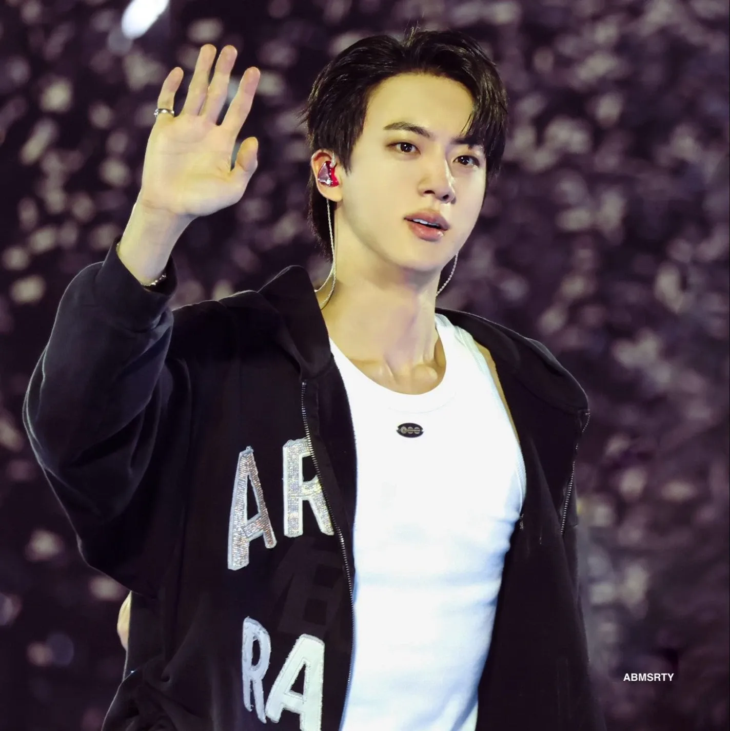 A moment captured by Jin (BTS)'s fan