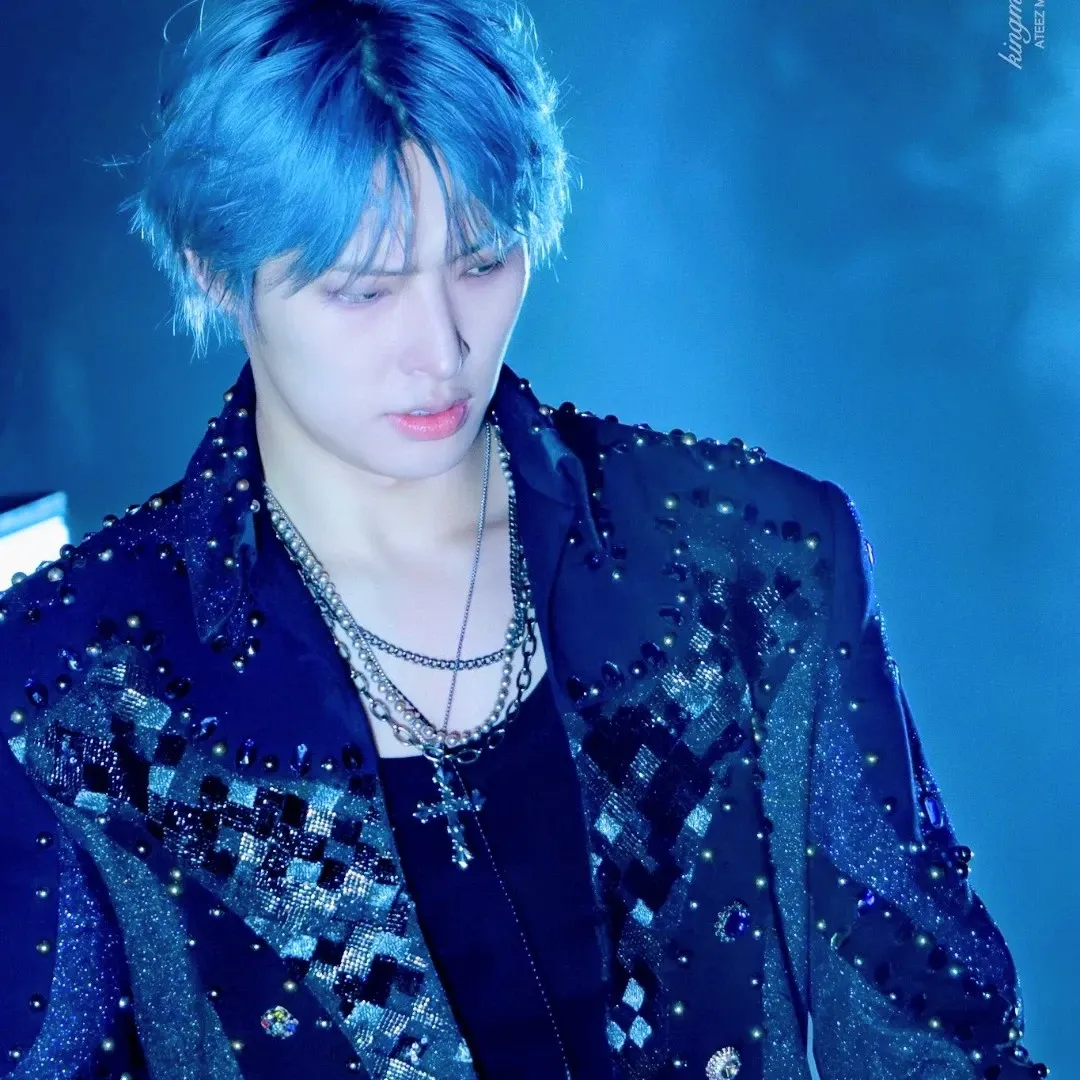 Recent activity shot of Mingi (ATEEZ)