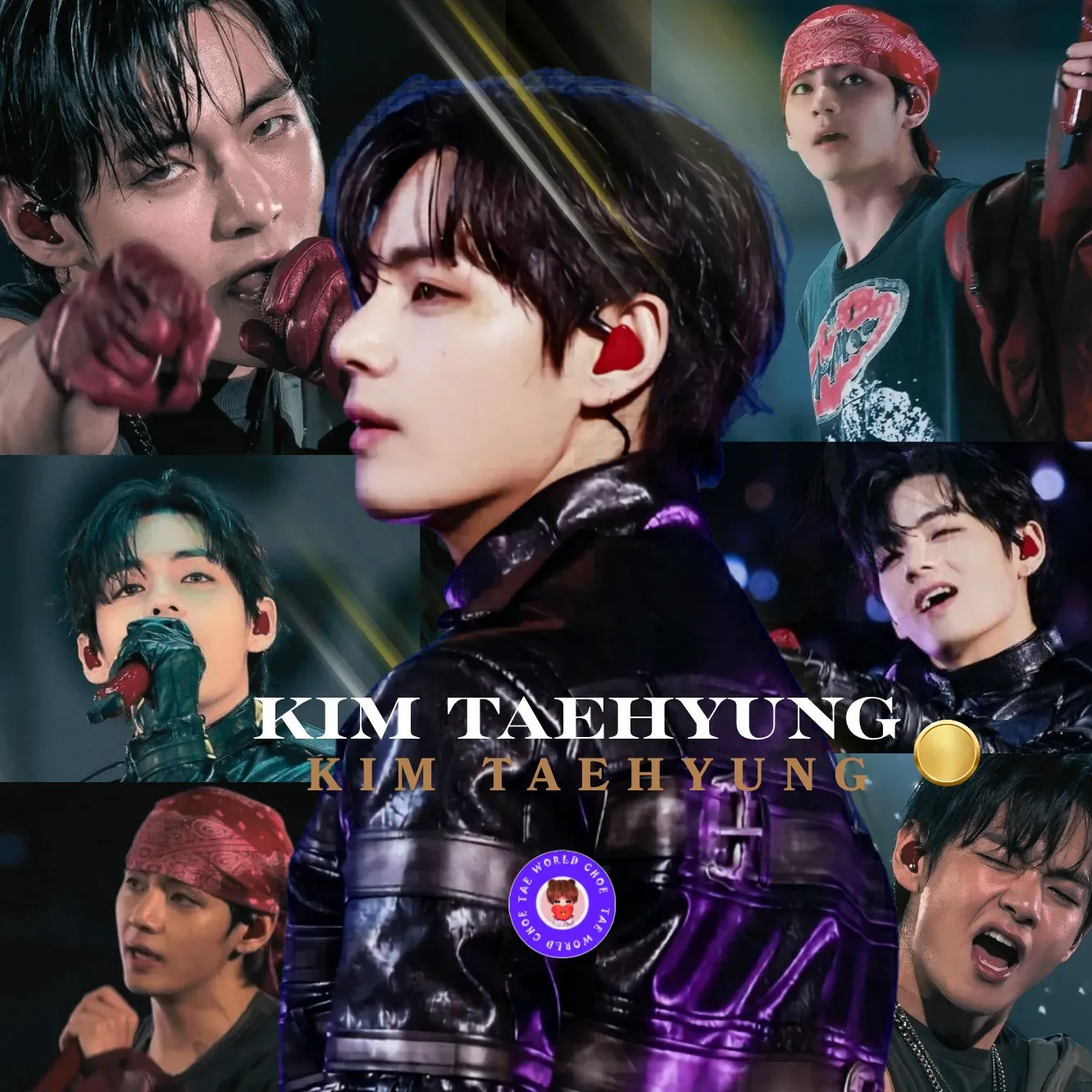 A moment captured by V (BTS)'s fan