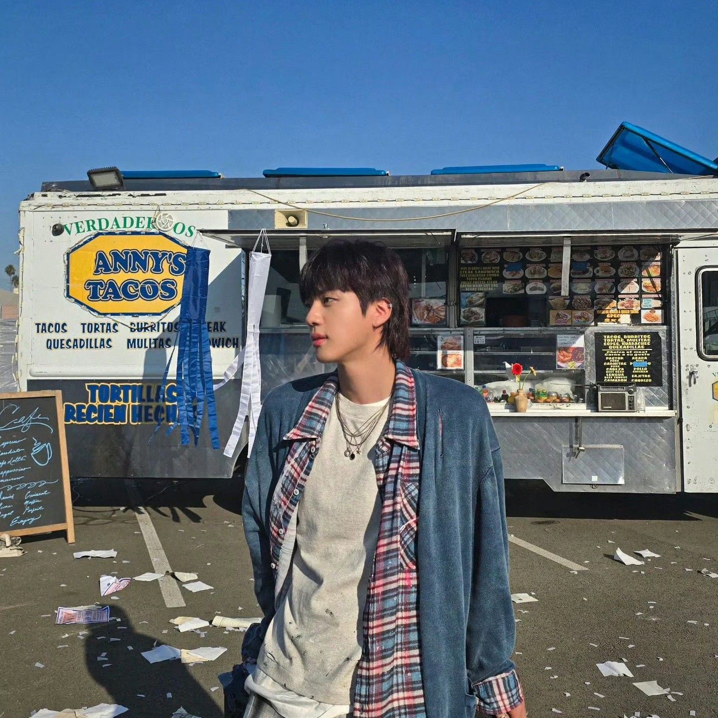 A moment captured by Jin (BTS)'s fan