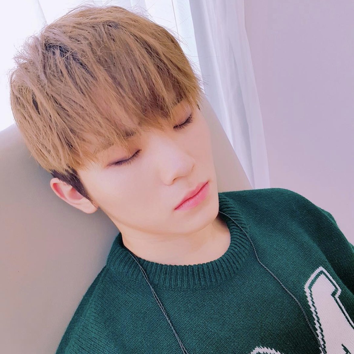 Recent activity shot of Woozi (SEVENTEEN)
