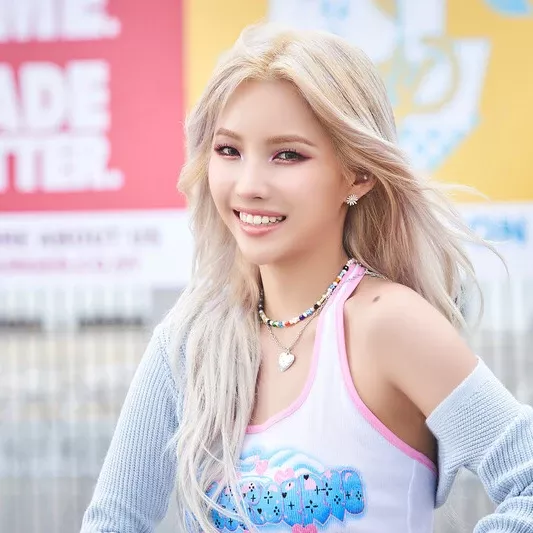 Recent activity shot of Soyeon (i-dle)