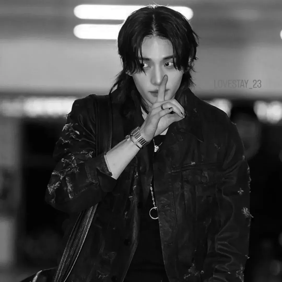 Behind-the-scenes cut of Hyunjin (Stray Kids)