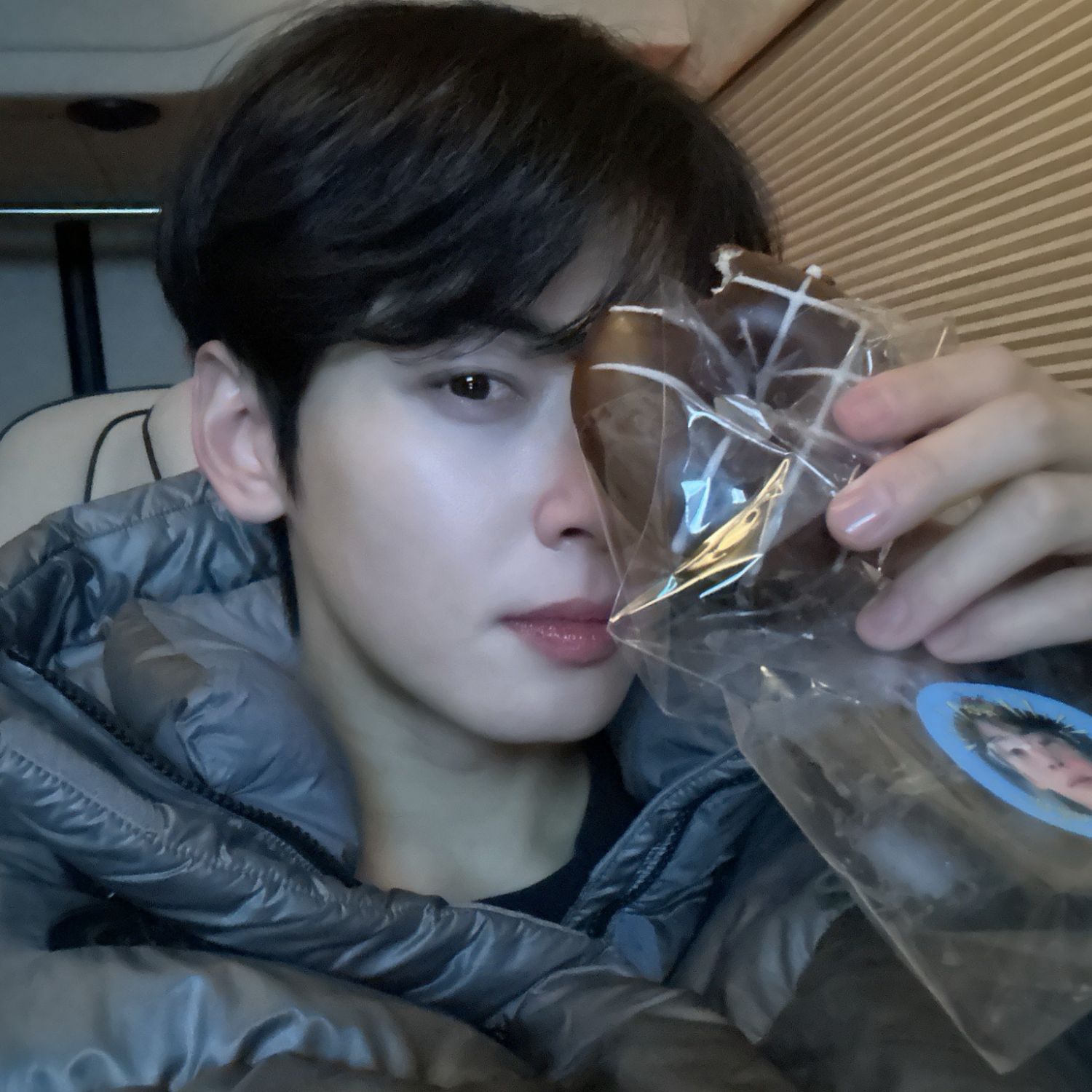 A moment captured by Eunwoo (ASTRO)'s fan