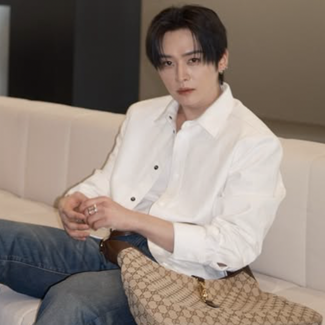 A moment captured by Stray Kids's fan