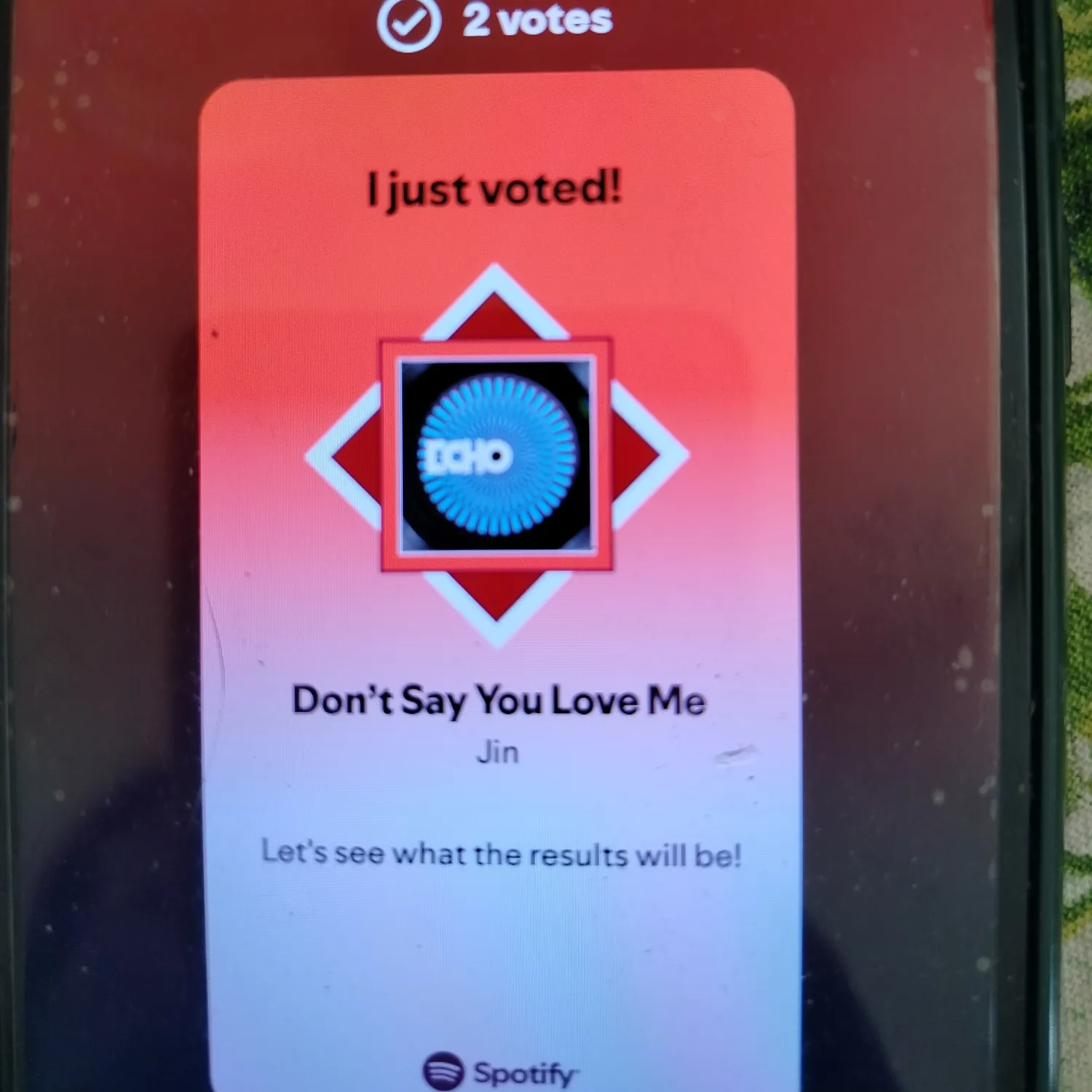 A moment captured by Jin (BTS)'s fan