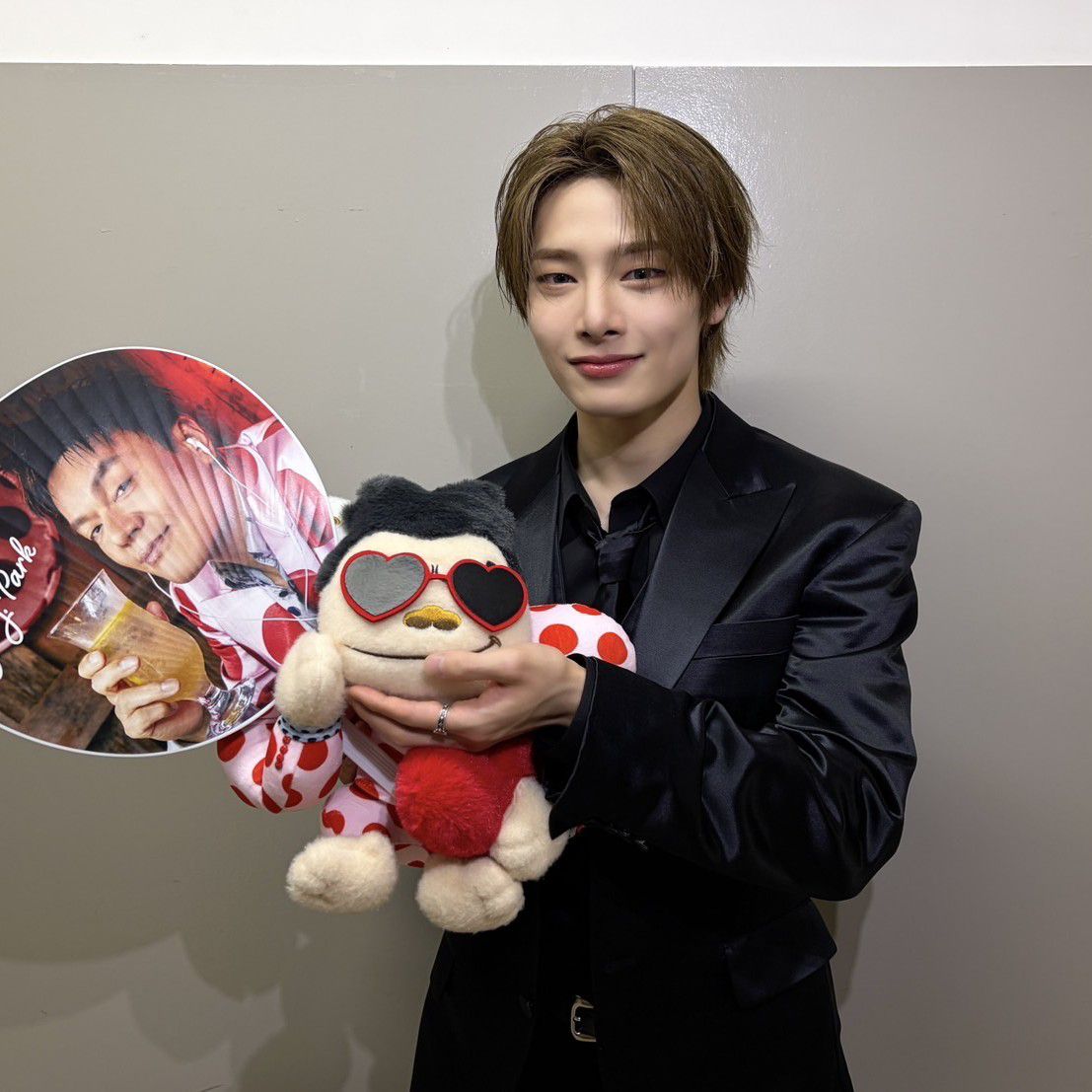 A moment captured by I.N (Stray Kids)'s fan