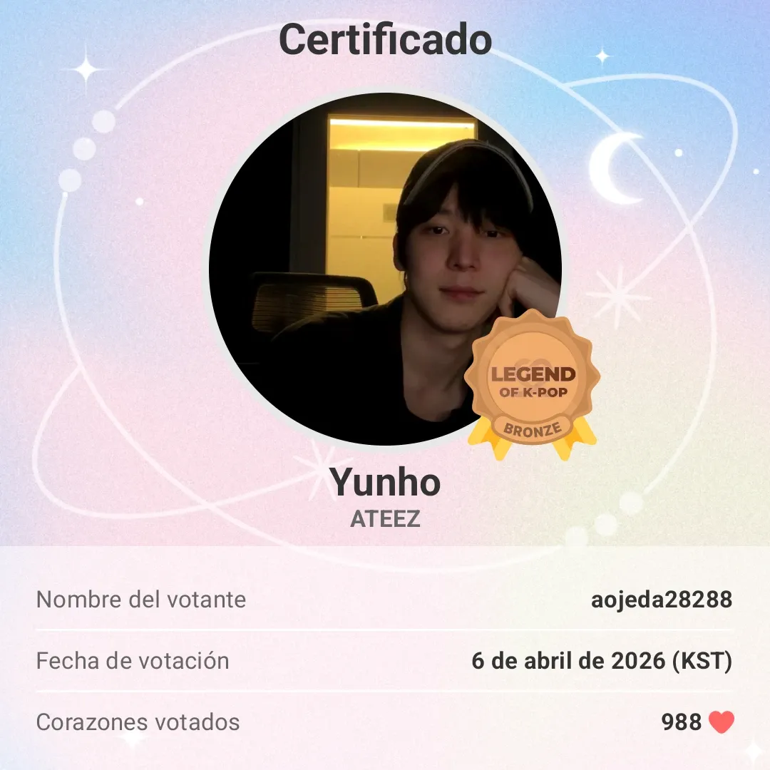 A moment captured by Yunho (ATEEZ)'s fan