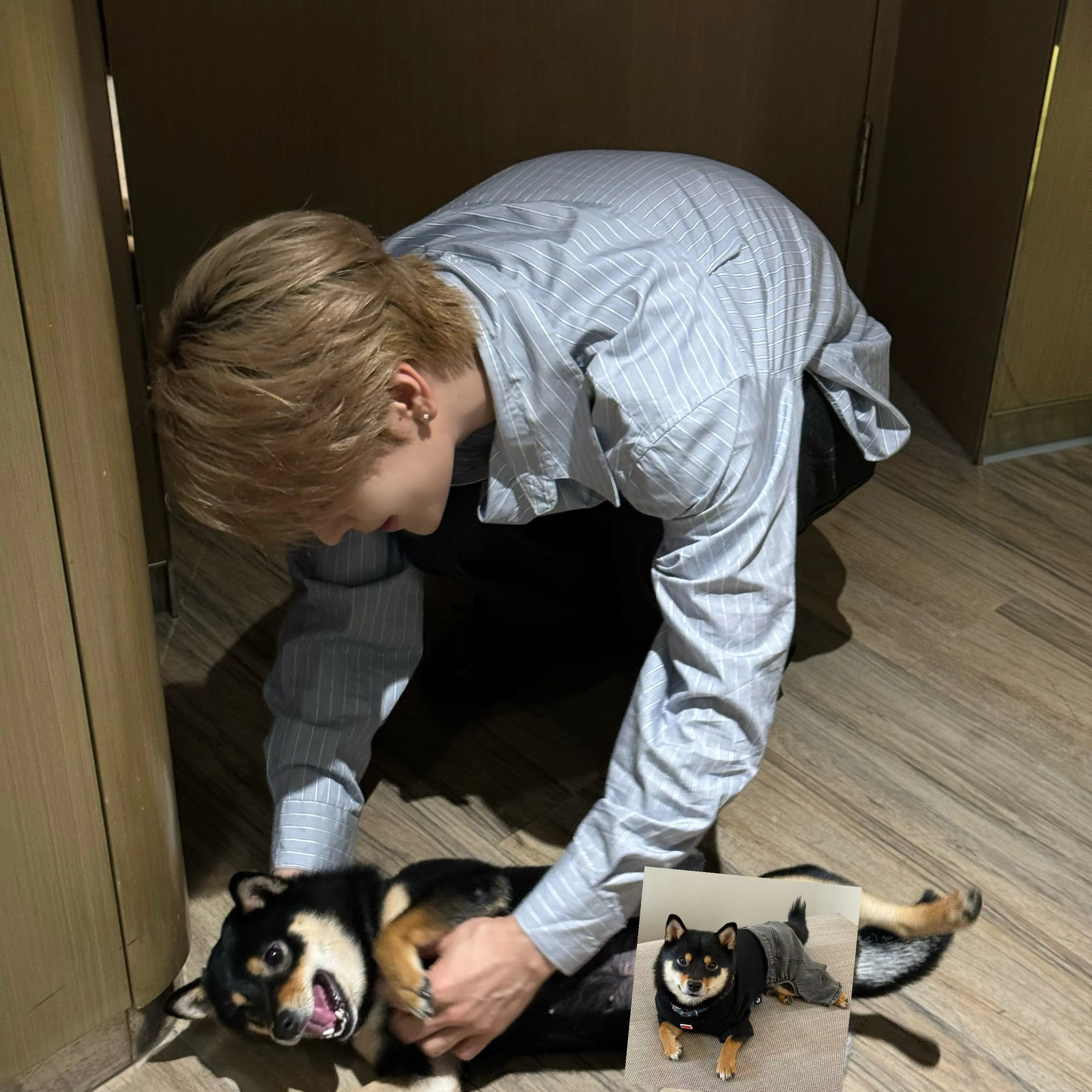 Behind-the-scenes cut of He Xinlong (ALPHA DRIVE ONE)