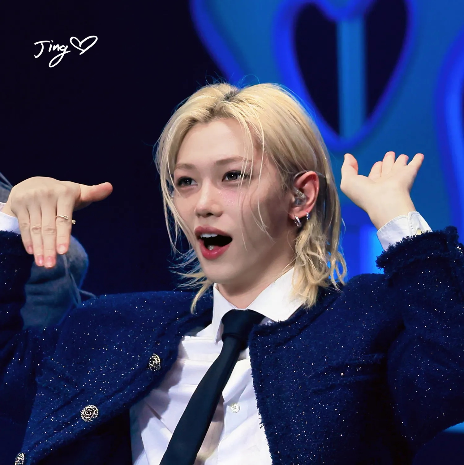 Recent activity shot of Felix (Stray Kids)