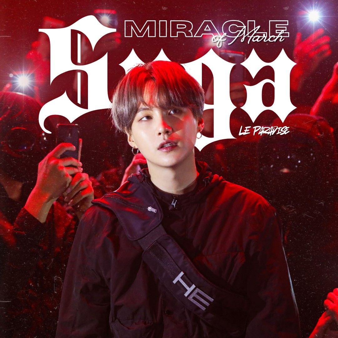 Recent activity shot of SUGA (BTS)