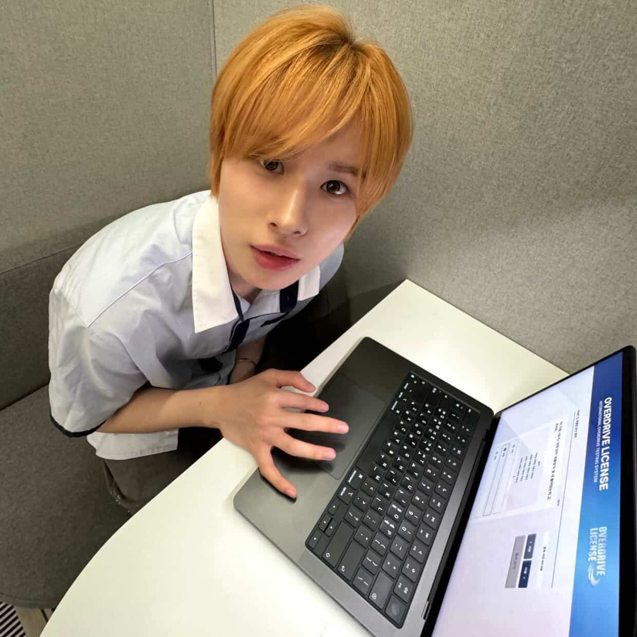 A moment captured by Kyungmin (TWS)'s fan