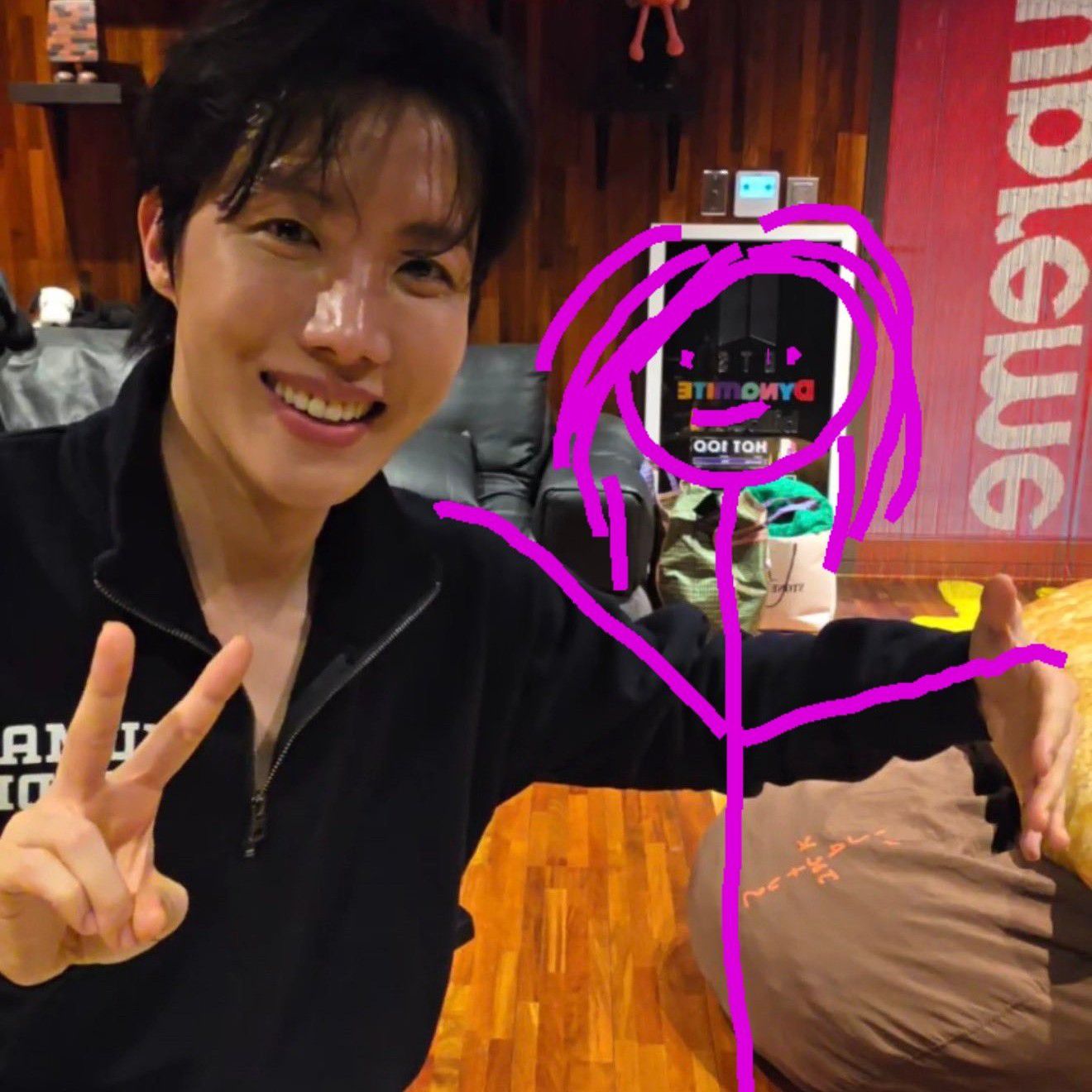 防彈少年團粉絲拍下的瞬間