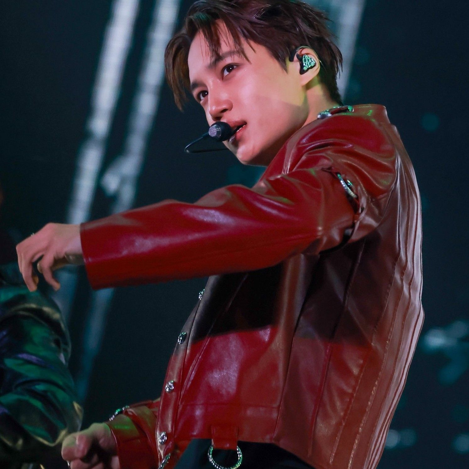 Momen yang diabadikan oleh penggemar Kai (EXO)