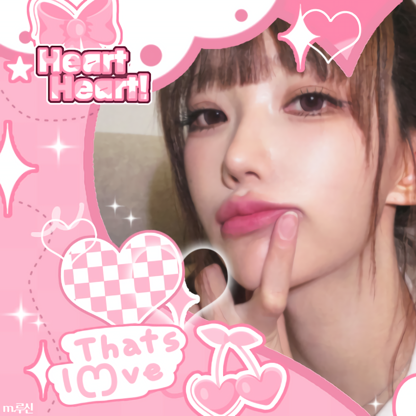 A moment captured by Magenta (QWER)'s fan