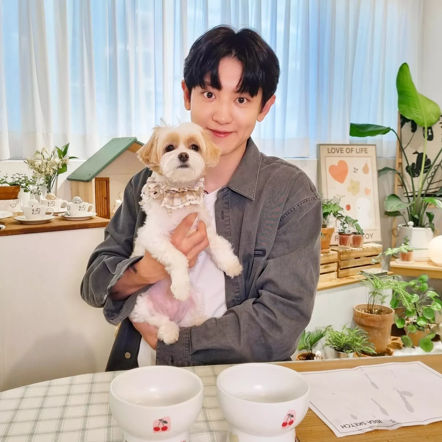 찬열 (EXO)의 비하인드 컷