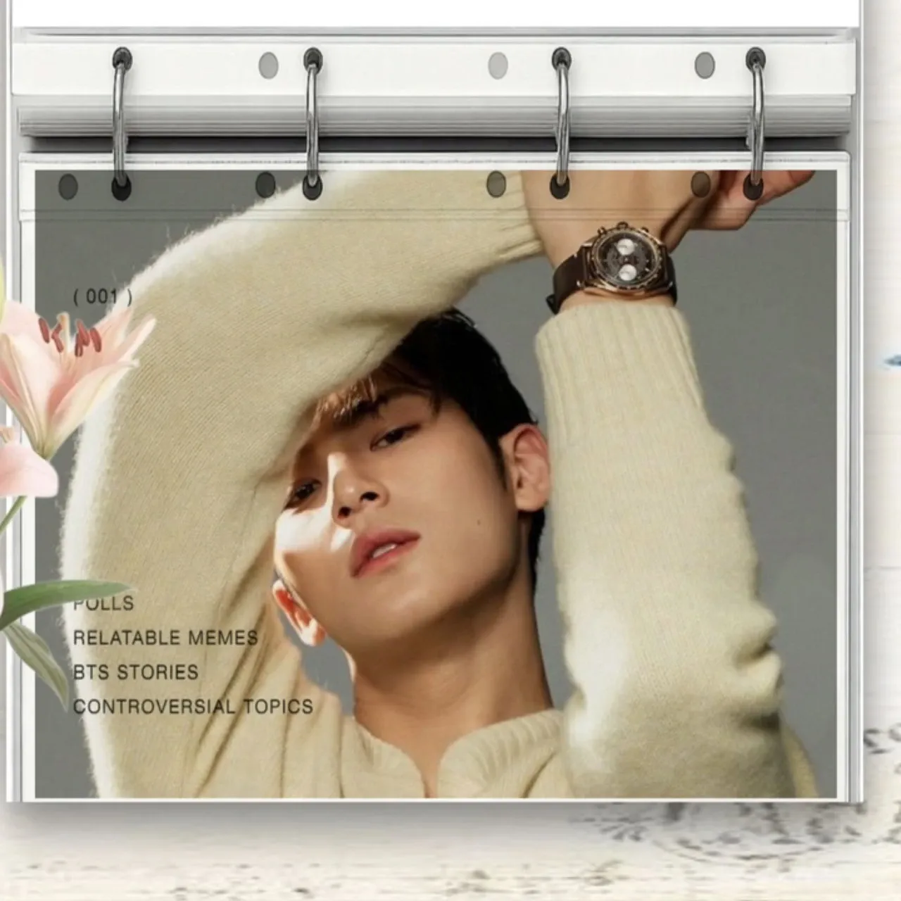 A moment captured by Mingyu (SEVENTEEN)'s fan