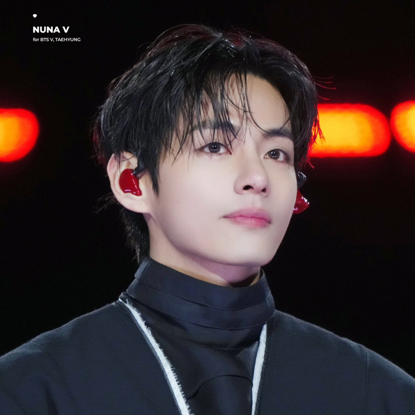 A moment captured by V (BTS)'s fan