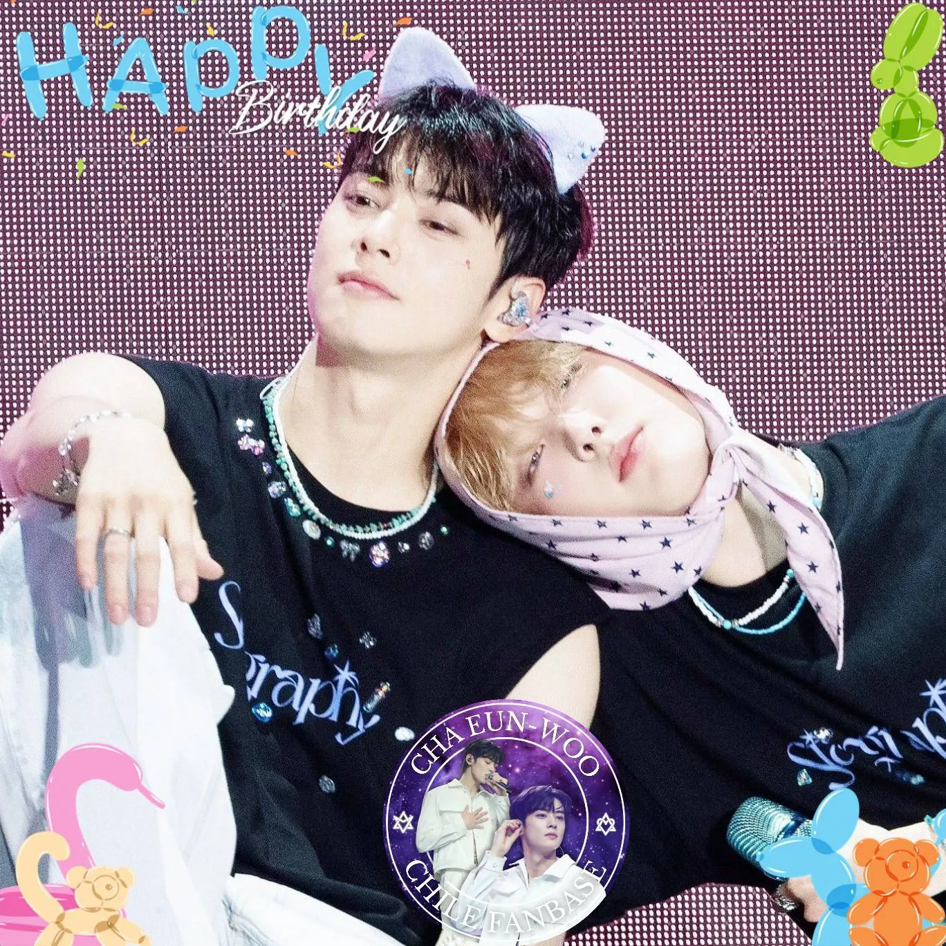 A moment captured by Eunwoo (ASTRO)'s fan