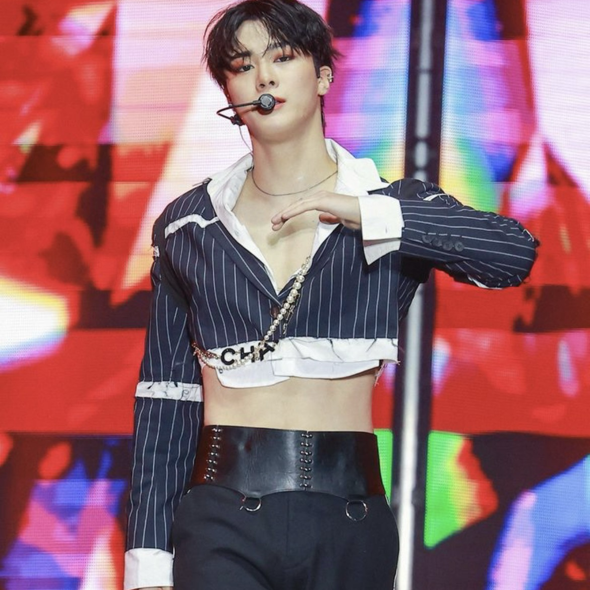 A moment captured by Moonbin (ASTRO)'s fan