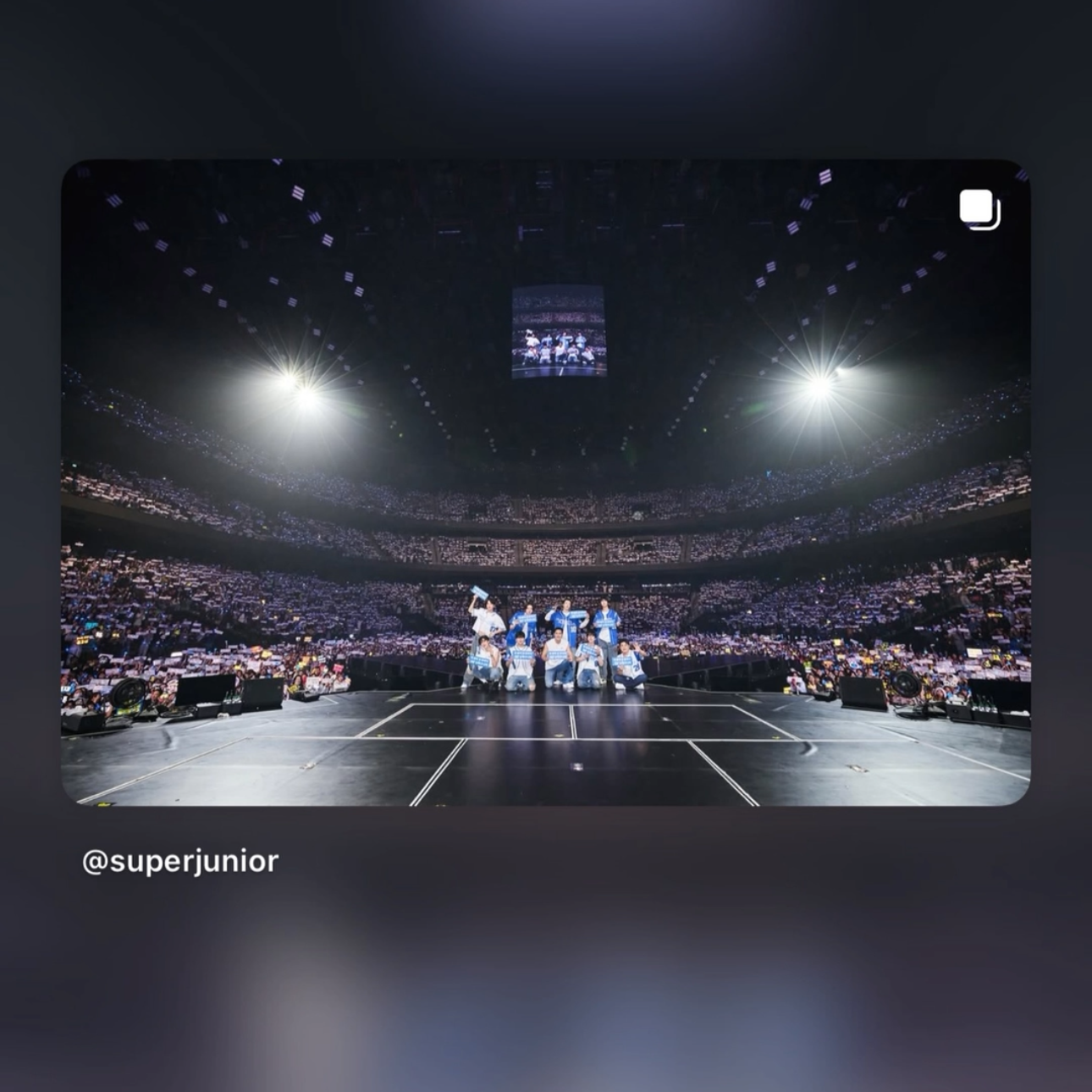 Momen yang diabadikan oleh penggemar Super Junior