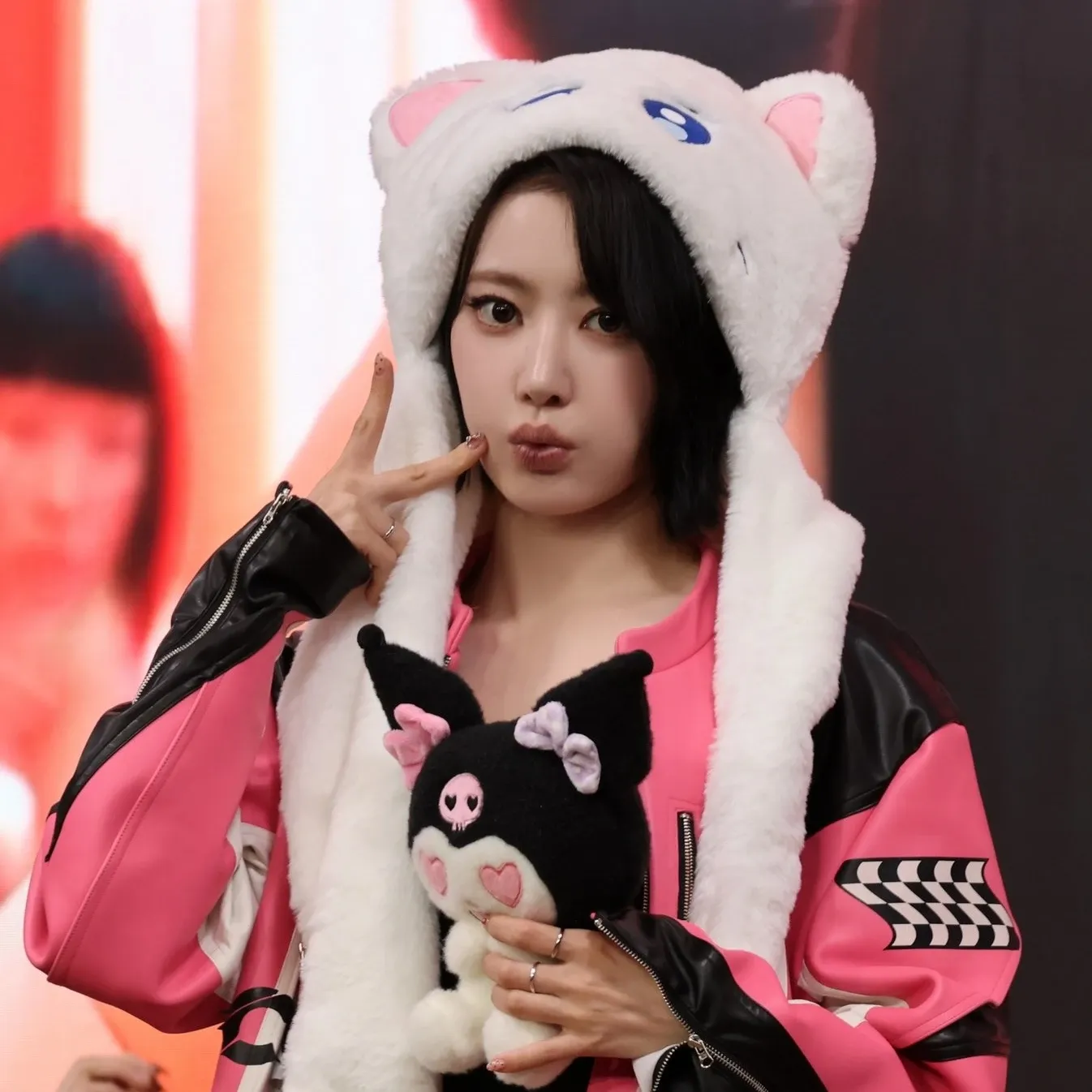 Momen yang diabadikan oleh penggemar Sakura (LE SSERAFIM)