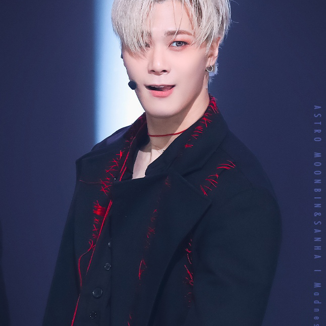 Recent activity shot of Moonbin (ASTRO)