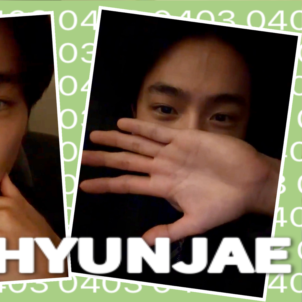 Recent activity shot of Hyunjae (THE BOYZ)