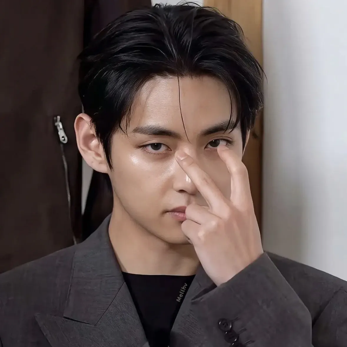 A moment captured by V (BTS)'s fan